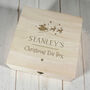 Personalised Large Wooden Christmas Eve Box, thumbnail 3 of 7