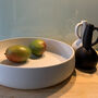 Gharyan Large White Handmade Casserole And Serving Dish, thumbnail 4 of 4