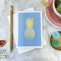 Pineapple Luxury Box Set Of Eight Note Cards, thumbnail 3 of 10