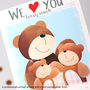 Personalised Love You Beary Much Daddy Card, thumbnail 3 of 4