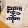 Personalised Lots Of Love Cushion Gift For Friend Mum, thumbnail 4 of 5