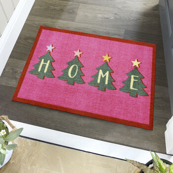 My Mat Patterned Washable My Bright Christmas Home, 2 of 3