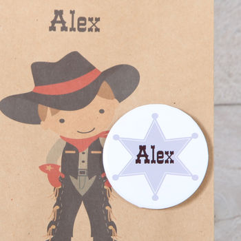 Personalised Cowboy Party Bags, 3 of 4