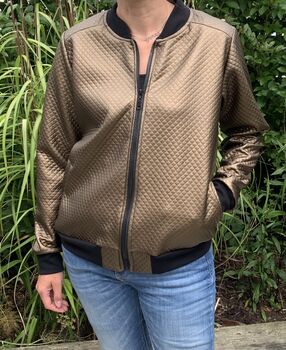 Ladies Bomber Jacket, 5 of 6