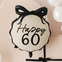 Elegant 60th Birthday Celebration Foil Balloon, thumbnail 1 of 2