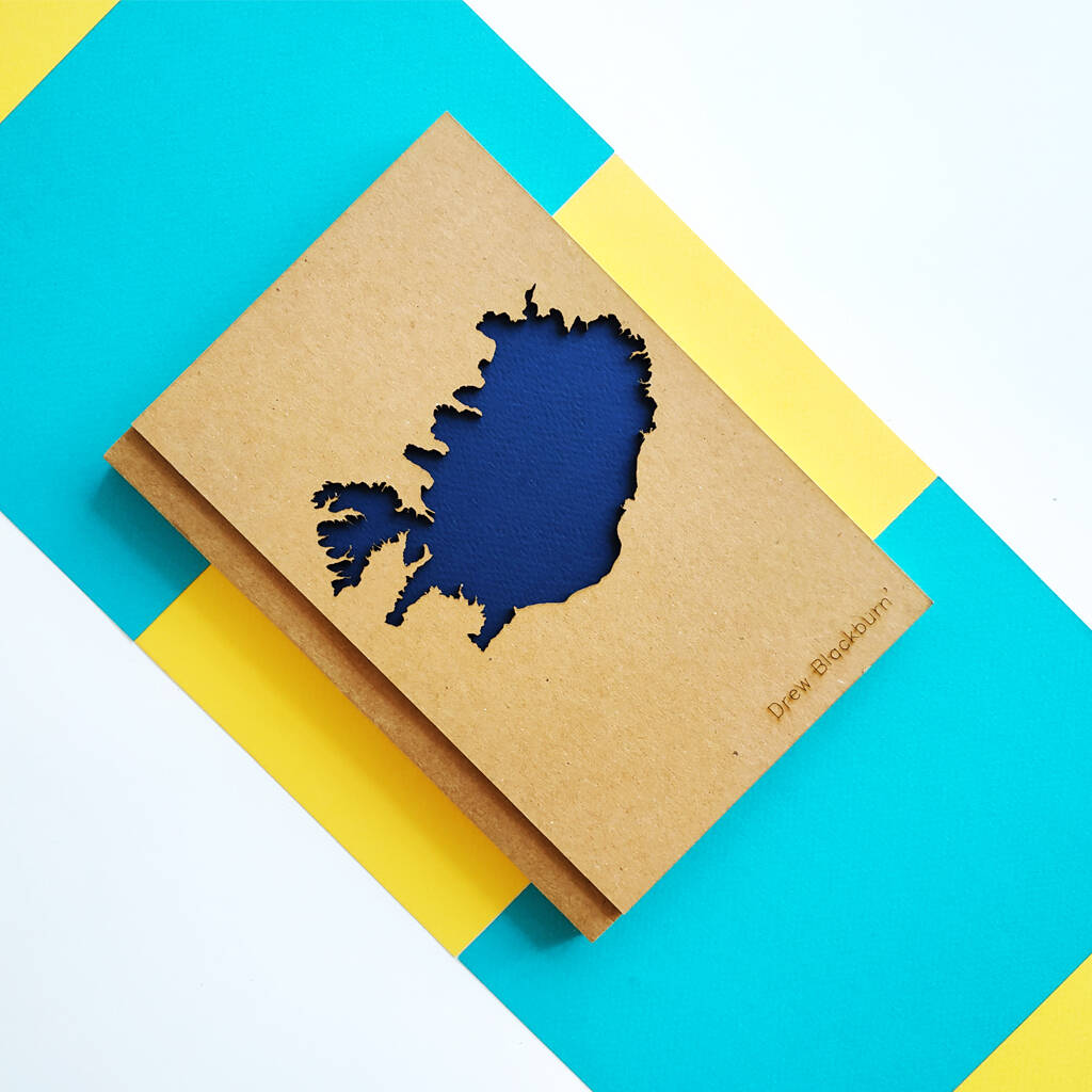 Handcrafted Iceland Map Travel Notebook, 1 of 6