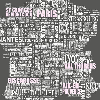 Personalised France Map, 2 of 4