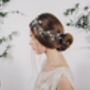 Large Statement Crystal Silver Wedding Hair Vine Sybil, thumbnail 6 of 7