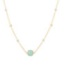 Iseo Amazonite And Gold Plated Necklace, thumbnail 3 of 4