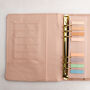 Neutral Saffiano Planner And Diary Cover With Zip Pouch, thumbnail 6 of 12