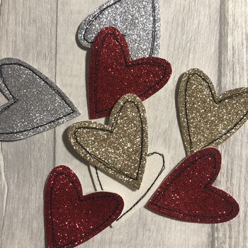 Happy Valentine's Day Glitter Heart Card, 2 of 2