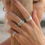 Parvati Turquoise Sterling Silver Spinning Ring, thumbnail 1 of 12
