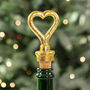 Iron Love Heart Bottle Stopper Gift, thumbnail 1 of 6