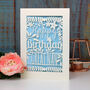 Personalised Floral Happy Birthday Card, thumbnail 6 of 8