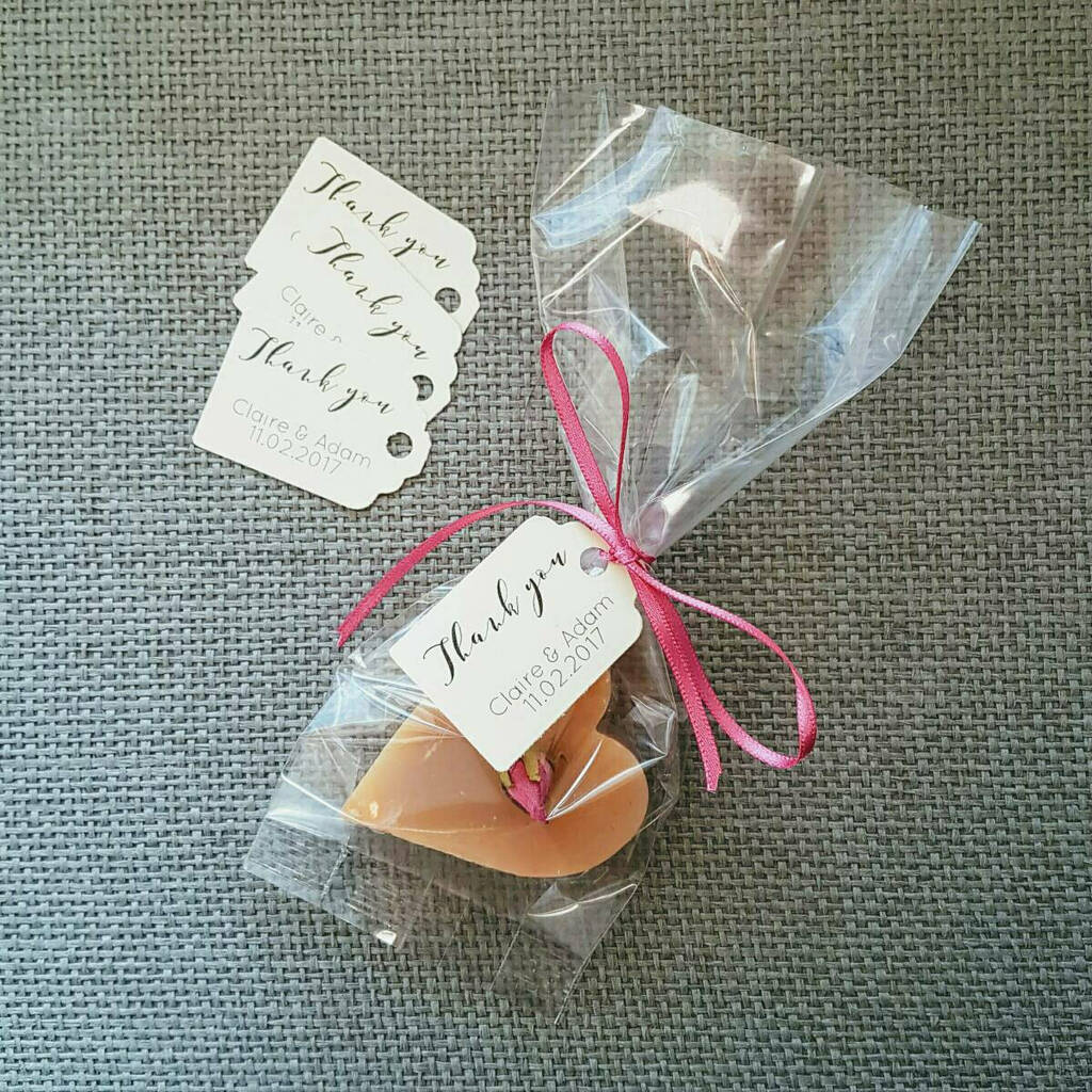 20 Biodegradable Favour Bags, Tags And Ribbon, 1 of 4