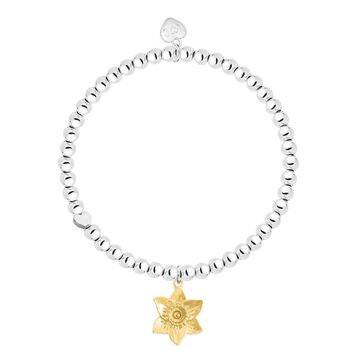 With Love From Wales Gift, Daffodil Bracelet Gift, 2 of 3