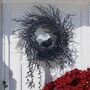 Spooky Raven Black Twig Halloween Wreath, thumbnail 4 of 7