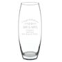 Personalised Mr And Mrs Classic Bullet Vase Wedding Gift, thumbnail 4 of 4