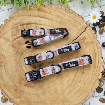 Little Pumpkin Bear Cub Dog Collar, 5 of 8