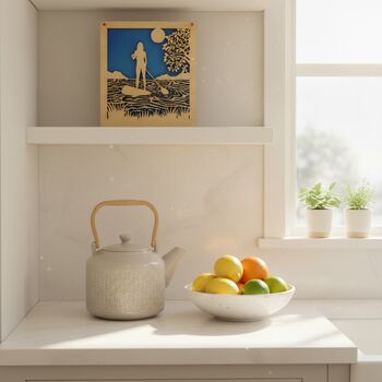 Female Paddle Boarder Wall Art, 6 of 7