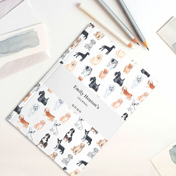 Watercolour Cats Personalised Journal, 3 of 8