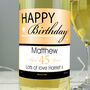 Personalised Happy Birthday White Wine, thumbnail 3 of 5