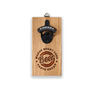 'Beer Makes Burnt…' Wall Mounted Bottle Opener, thumbnail 2 of 3