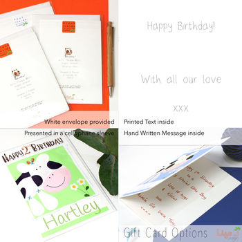 Personalised Farm Cow Relation Birthday Card, 8 of 8