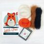 Little Fox Needle Felting Craft Kit, thumbnail 3 of 3