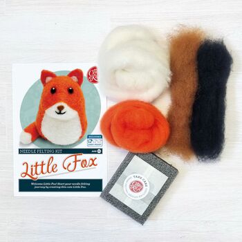 Little Fox Needle Felting Craft Kit, 3 of 3