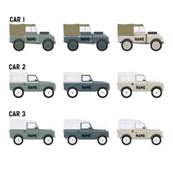 Personalised Landrover Decoration, 2 of 4