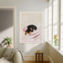 Dog Quote 'Stay in Bed with my Dog' Art Print, thumbnail 2 of 4