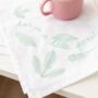 The Leaf Printed Tea Towel Craft Kit, thumbnail 1 of 11