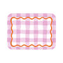 Bamboo Gingham Wooden Tray, thumbnail 2 of 3