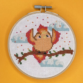 Baby Phoenix Cross Stitch Kit, 2 of 10