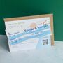 Fun Beach Colourful Style Wedding Invitation, thumbnail 4 of 5