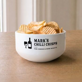 Personalised Icon Snack Bowl, 4 of 4