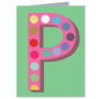 Mini P Alphabet Card, thumbnail 2 of 5