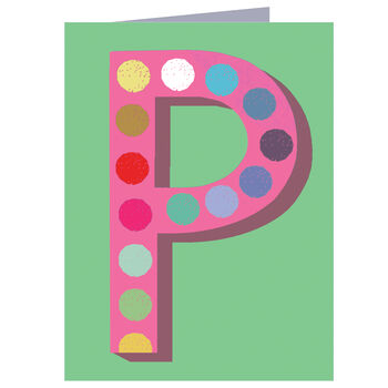 Mini P Alphabet Card, 2 of 5