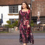 Jewel Hydrangea Tulle Dress, thumbnail 4 of 6