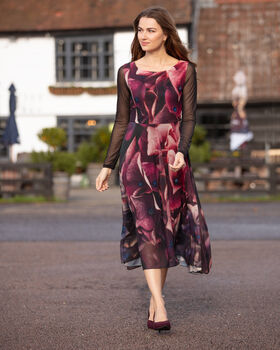 Jewel Hydrangea Tulle Dress, 4 of 6