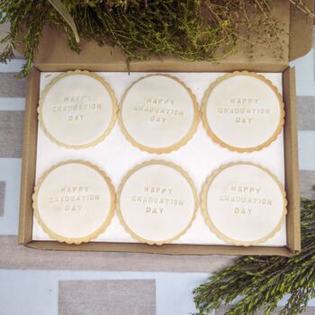 Fondant Graduation Biscuits Treat Box, 2 of 5