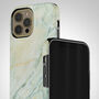 Pistachio Marble Tough Case For iPhone, thumbnail 1 of 4
