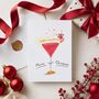 Merry Christmas Cocktail Card, thumbnail 4 of 6