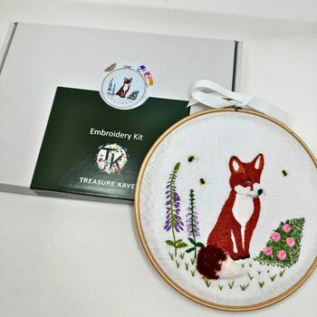 Fox Cub Embroidery Kit, 3 of 7