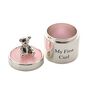 Silver Plated First Tooth And Curl Baby Girl Gift Set, thumbnail 2 of 4