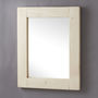 Chunky White Old Wood Framed Mirrors, thumbnail 1 of 2