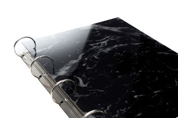 Marble Personalised Ringbinder Portfolio Folder A4/A3, 7 of 10