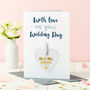Personalised Wedding Foiled Keepsake Card, thumbnail 4 of 4