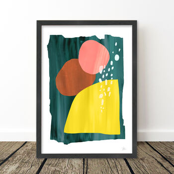Abstract Shapes Prints Set Of Three, 9 of 9